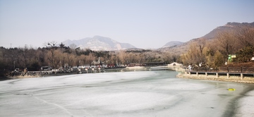 冬日山水风光