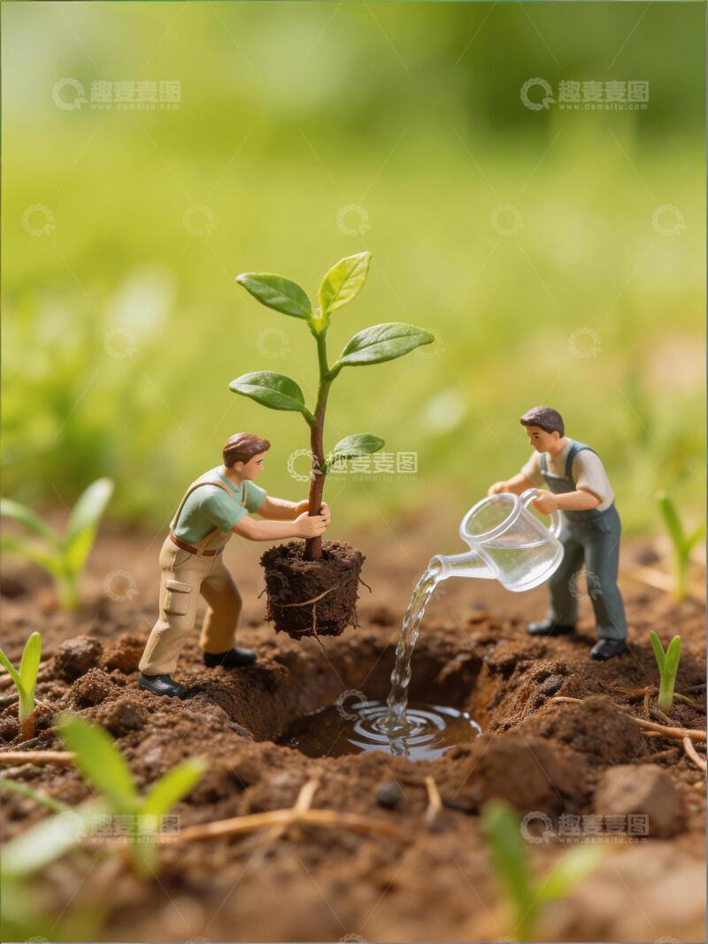 源文件下载【趣麦麦图】植树节活动海报-18