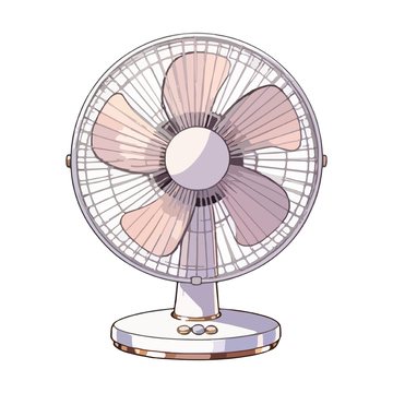 简约风扇矢量插画