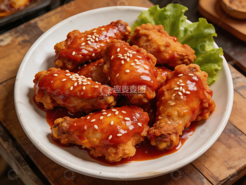 高清大图下载【趣麦麦图】炸鸡块美味诱人