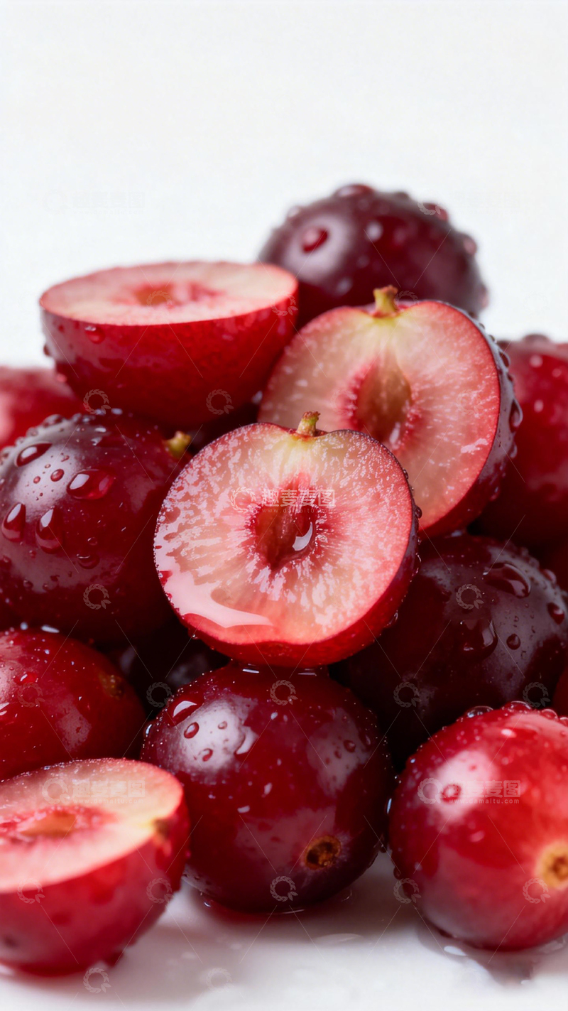 高清大图下载【趣麦麦图】新鲜红葡萄特写摄影