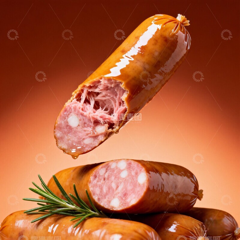 高清大图下载【趣麦麦图】美食香肠特写摄影图片