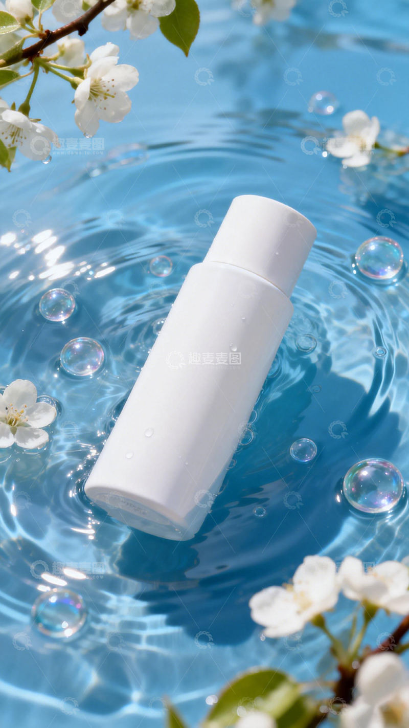 高清大图下载【趣麦麦图】春日护肤静谧美景