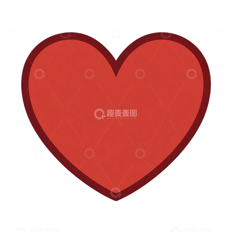 高清大图下载【趣麦麦图】心跳的红色符号，情感的深渊