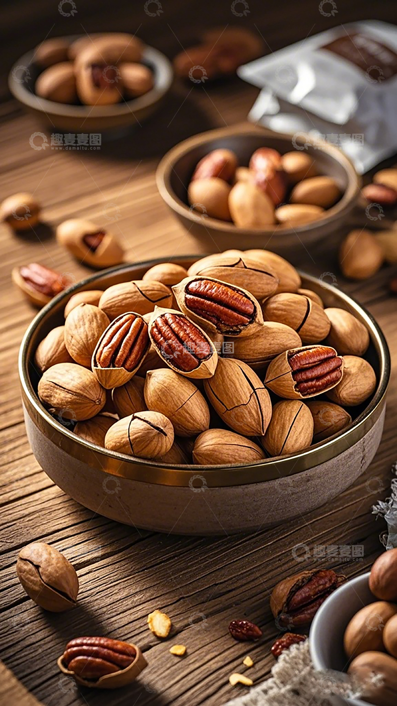 高清大图下载【趣麦麦图】坚果静物美食摄影