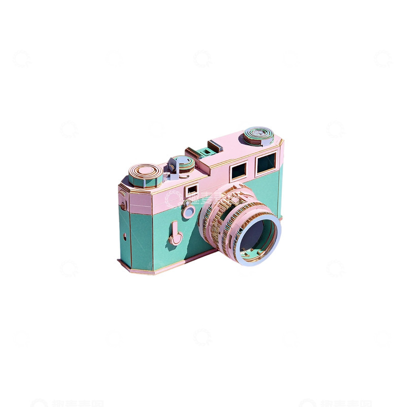 高清大图下载【趣麦麦图】彩色复古胶片相机的梦幻奇遇