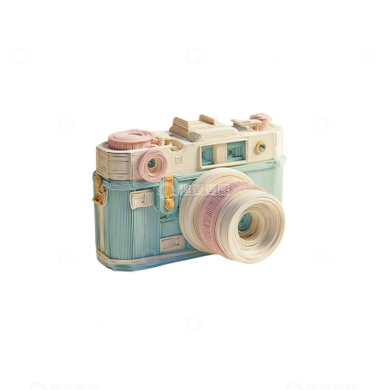 高清大图下载【趣麦麦图】纸艺奇幻相机的梦境之旅