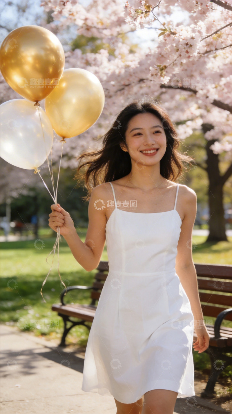 高清大图下载【趣麦麦图】春日公园樱花写真