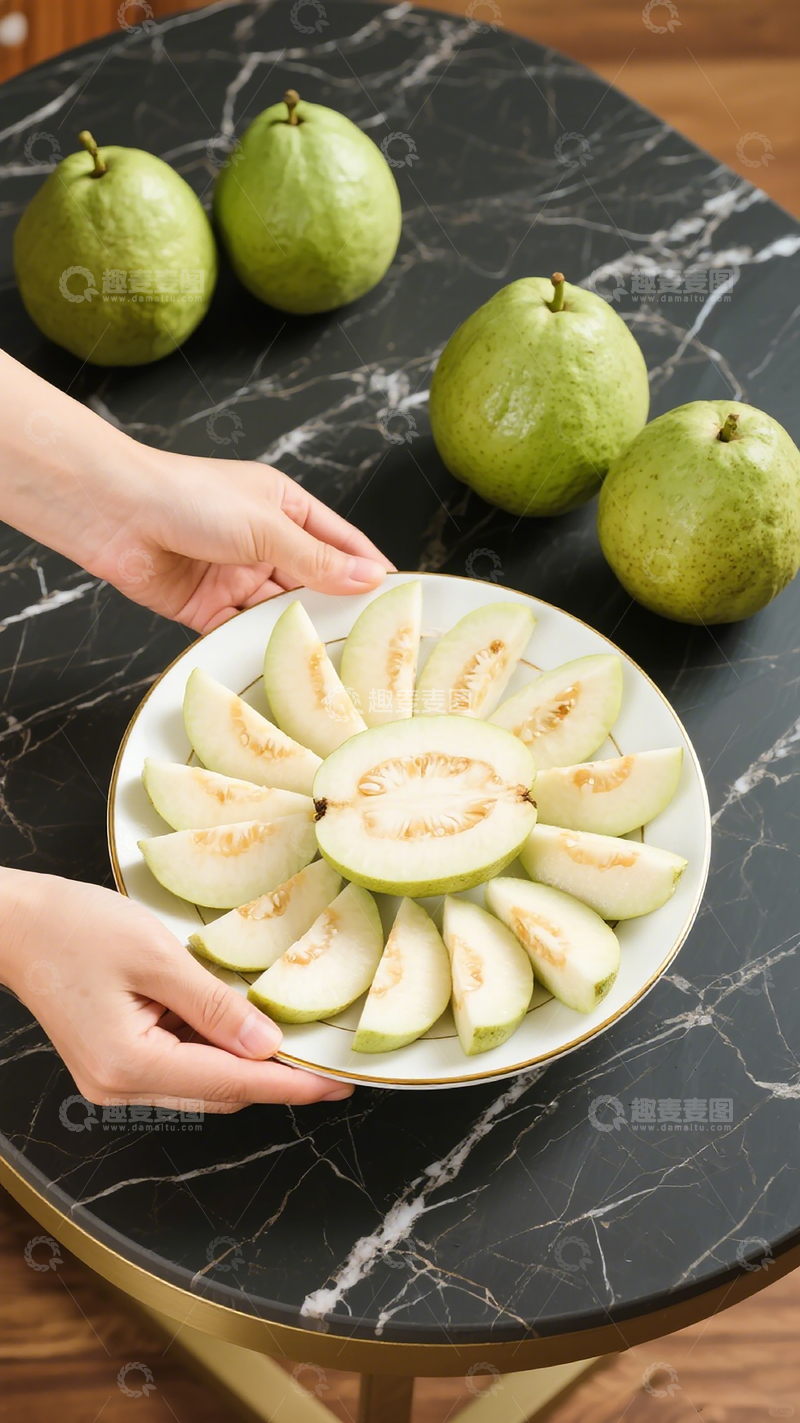 高清大图下载【趣麦麦图】清新水果盘展示生活摄影