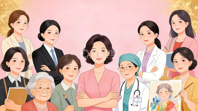 高清大图下载【趣麦麦图】三八妇女节3