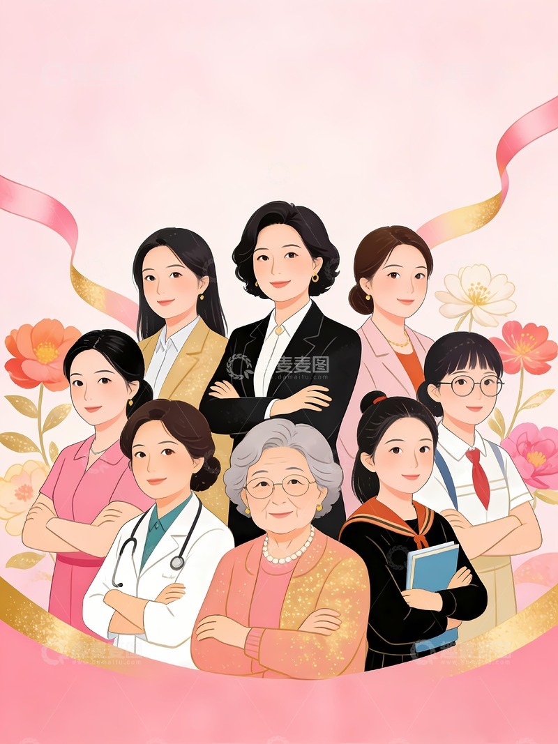 高清大图下载【趣麦麦图】-三八妇女节4