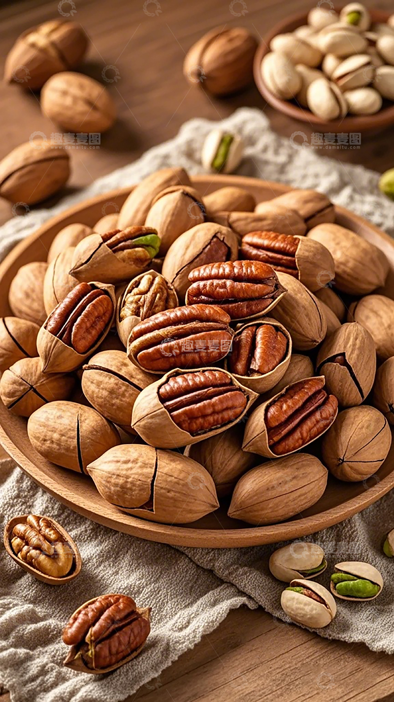 高清大图下载【趣麦麦图】坚果美食特写摄影