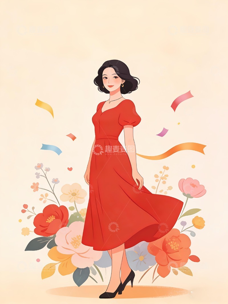 高清大图下载【趣麦麦图】-三八妇女节5