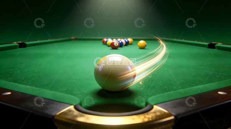 高清大图下载【趣麦麦图】台球台打台球台球室5