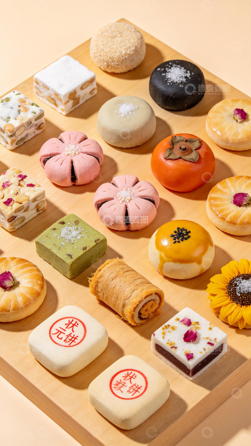 高清大图下载【趣麦麦图】各类中式点心摄影2