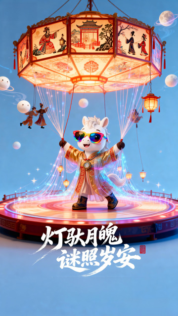 元宵节海报设计-23