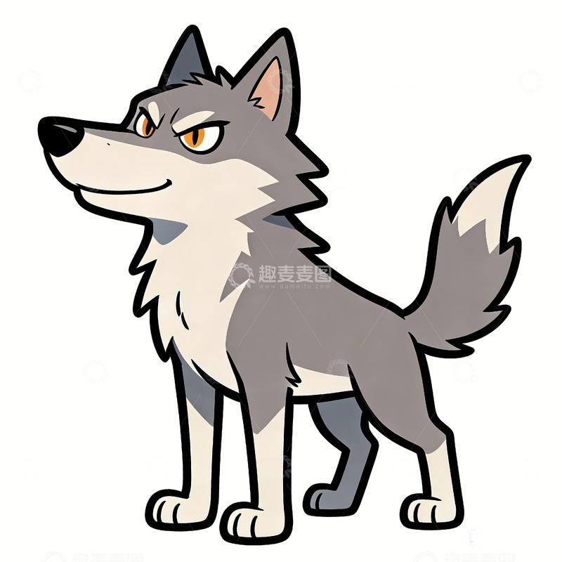 高清大图下载【趣麦麦图】狼文化团结团队7