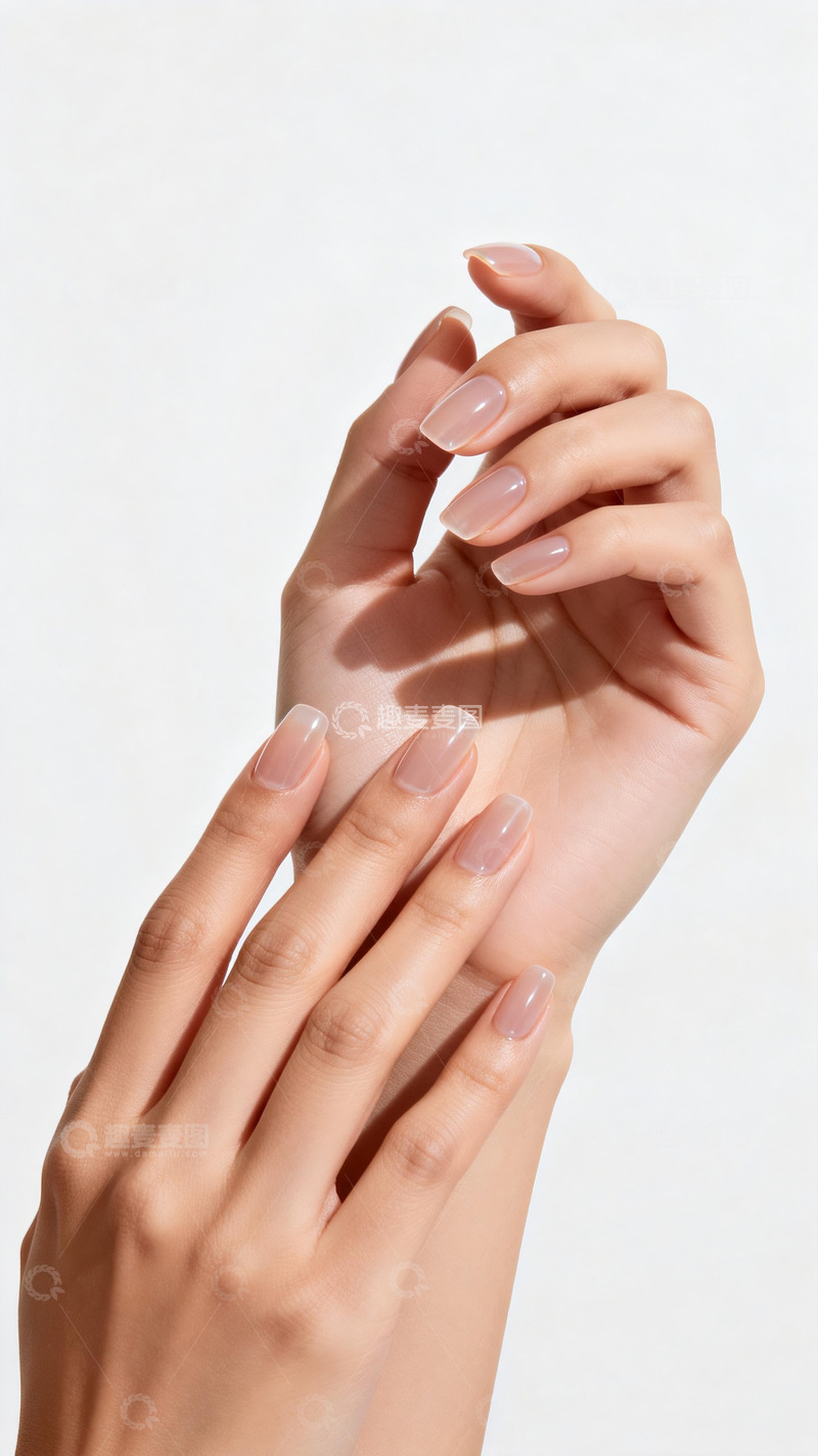 高清大图下载【趣麦麦图】女士双手展示2