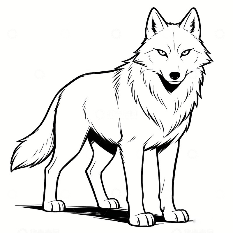 高清大图下载【趣麦麦图】狼文化团结团队6