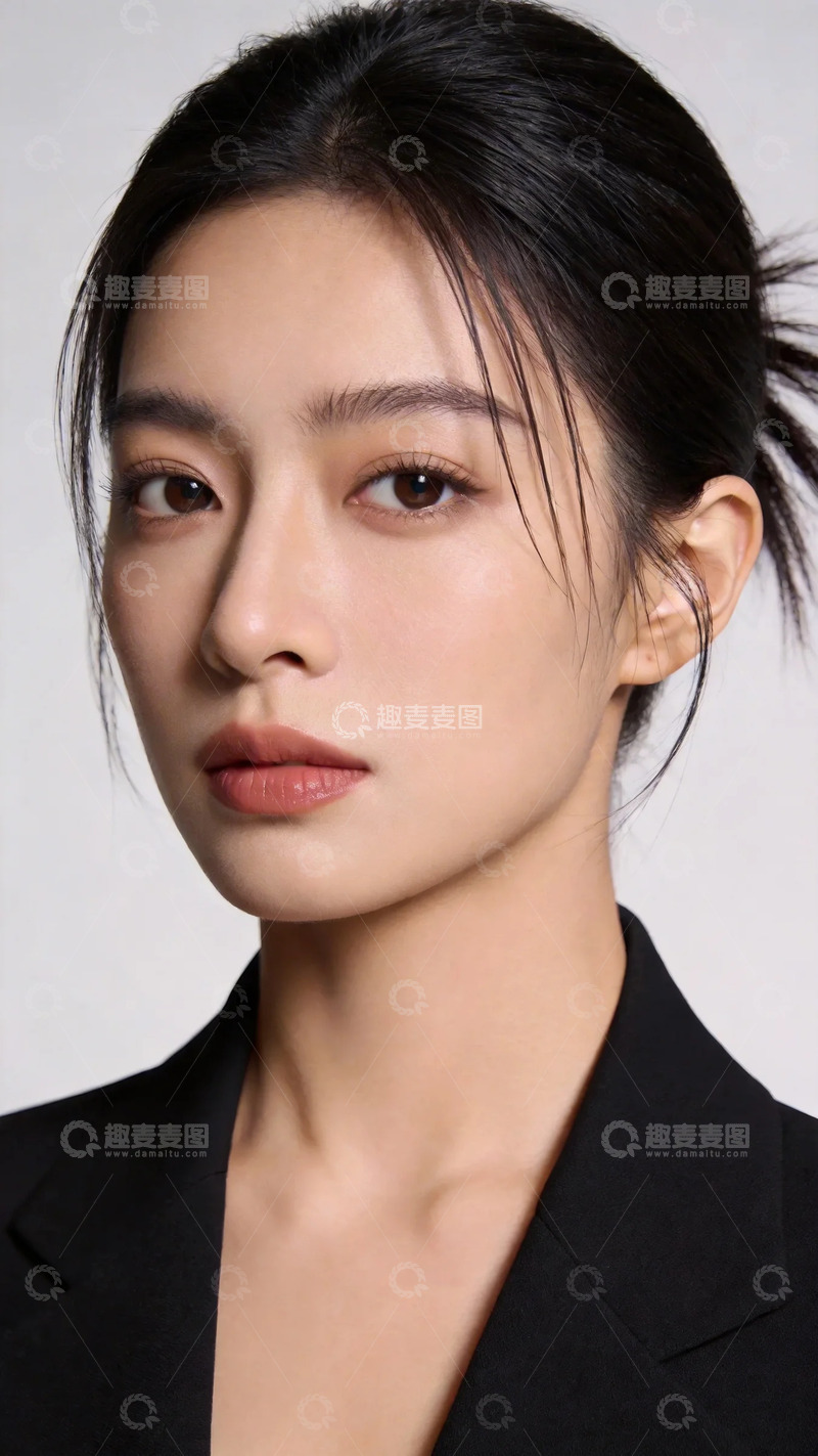 高清大图下载【趣麦麦图】简约时尚女性肖像写真