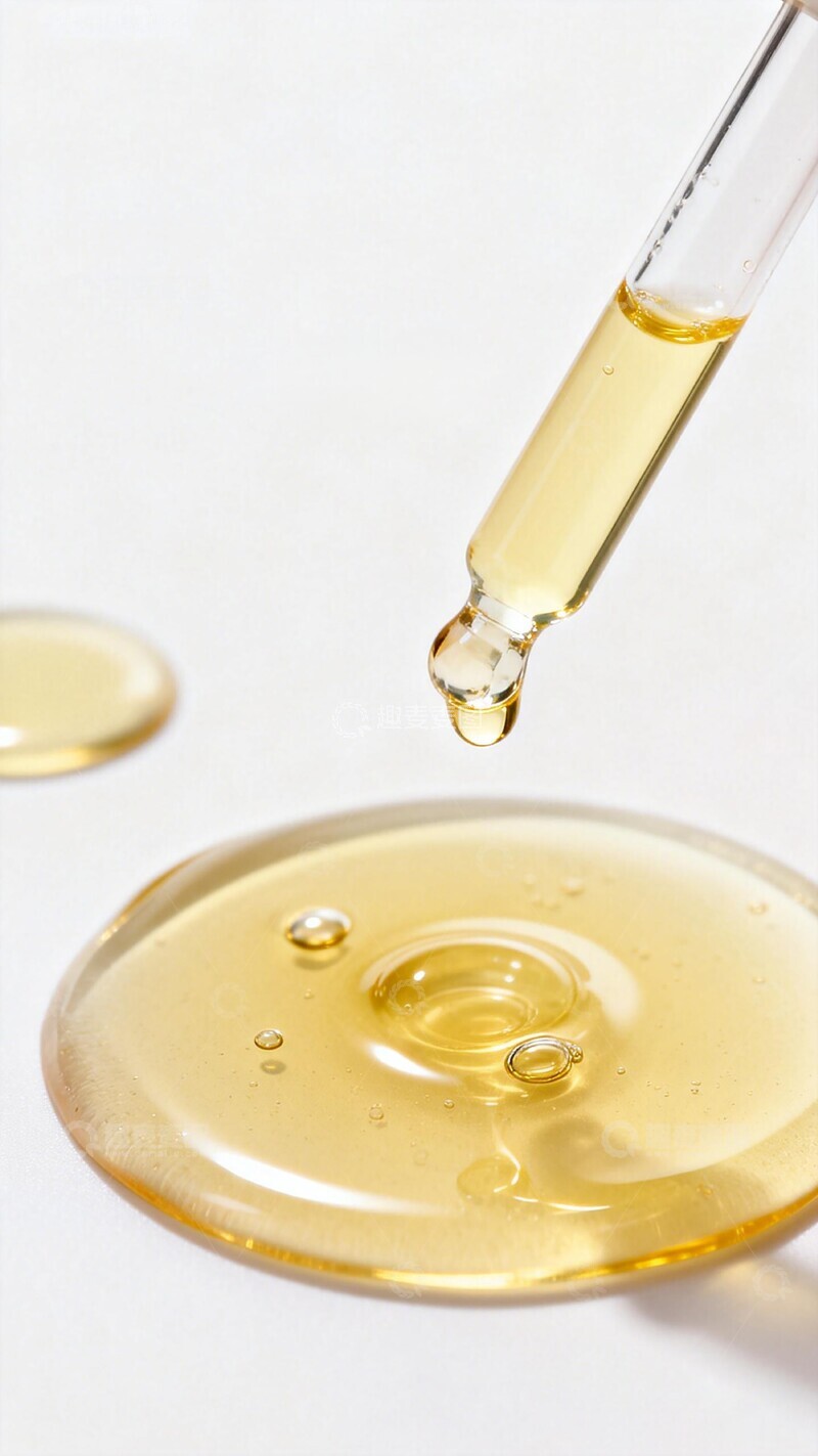 高清大图下载【趣麦麦图】透明油滴美容液特写摄影