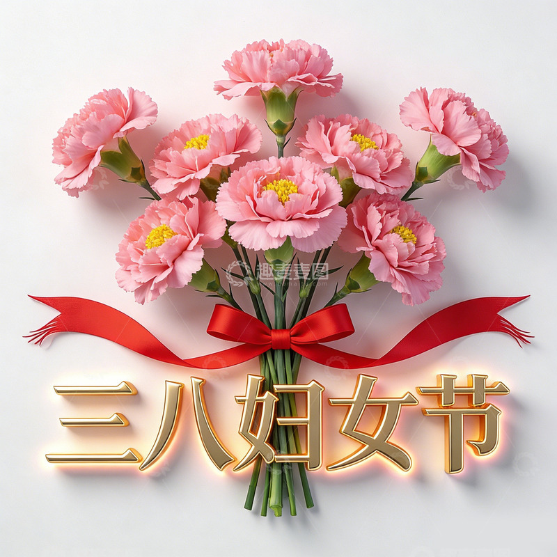 高清大图下载【趣麦麦图】鲜花庆祝三八妇女节