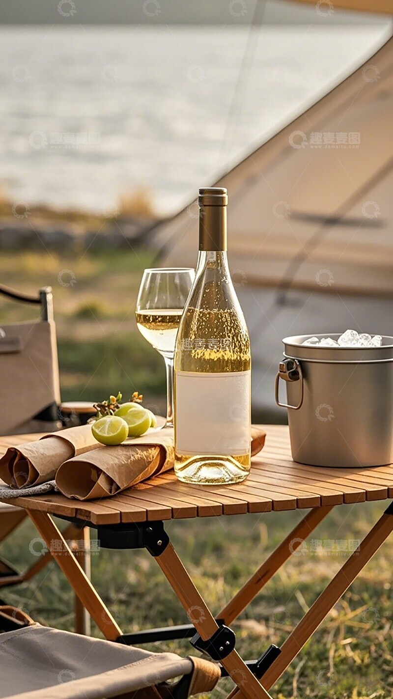 高清大图下载【趣麦麦图】户外野餐美酒风光