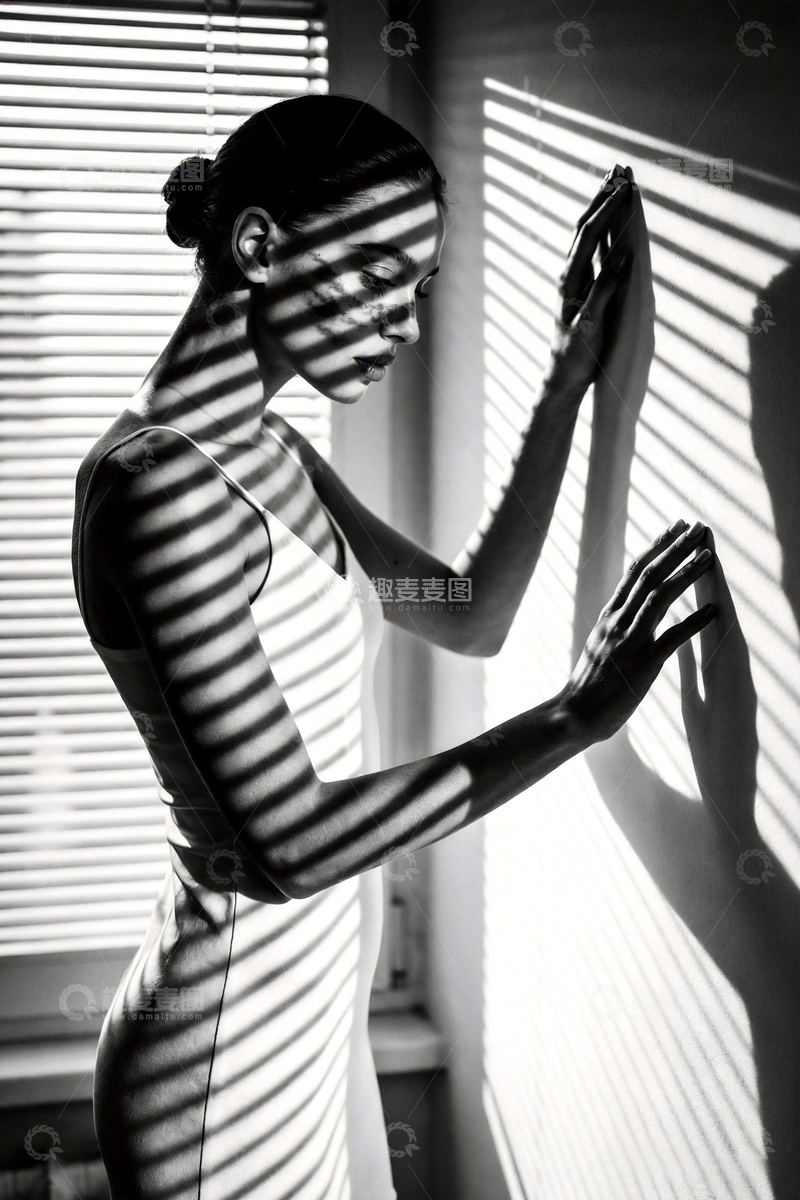 高清大图下载【趣麦麦图】光影艺术人像摄影作品