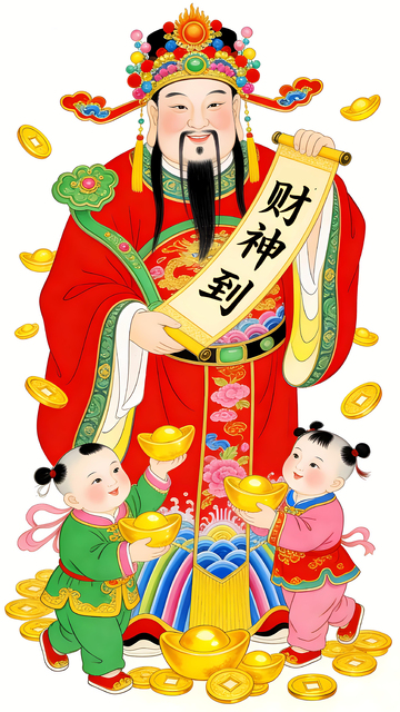 财神到财神爷
