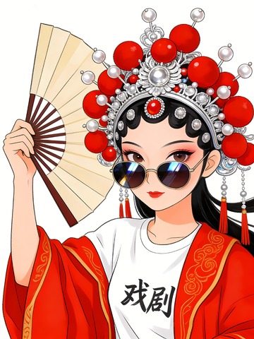 国潮戏曲京剧人物7