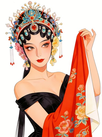 国潮戏曲京剧人物