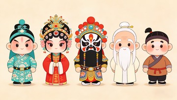 生旦净末丑戏曲人物