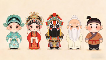 生旦净末丑戏曲人物2