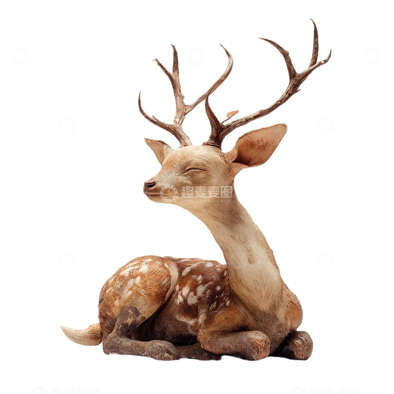 高清大图下载【趣麦麦图】鹿群如潮奔涌的原野诗篇