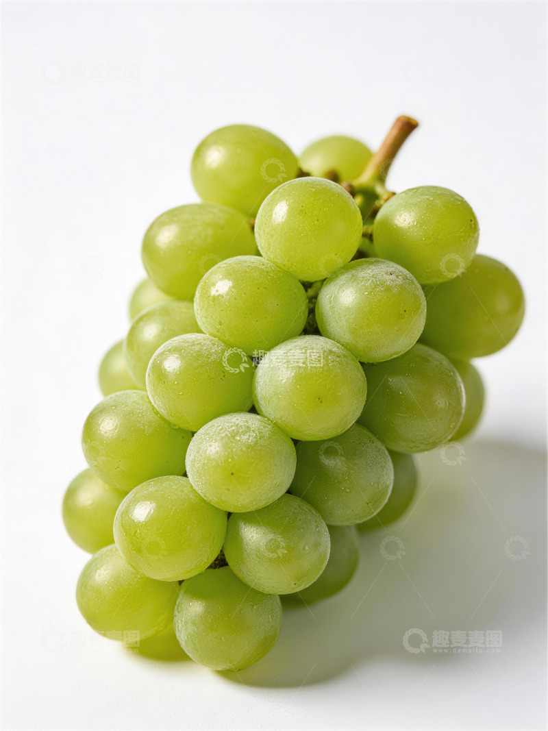 高清大图下载【趣麦麦图】绿色葡萄特写摄影图片