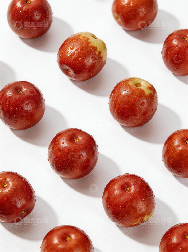 高清大图下载【趣麦麦图】冬枣白底摄影图