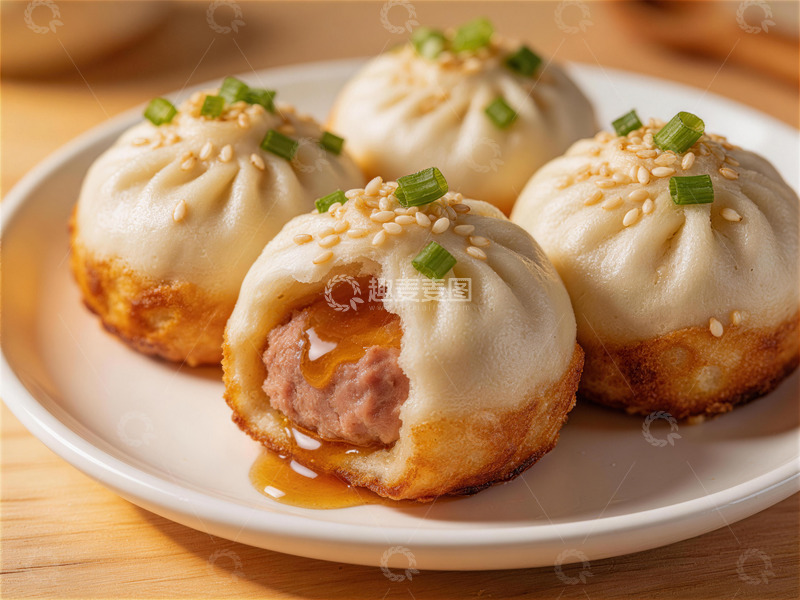 高清大图下载【趣麦麦图】小笼包美食特写摄影图