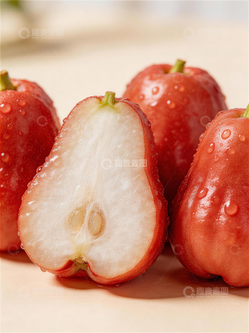 高清大图下载【趣麦麦图】新鲜红果特写摄影图