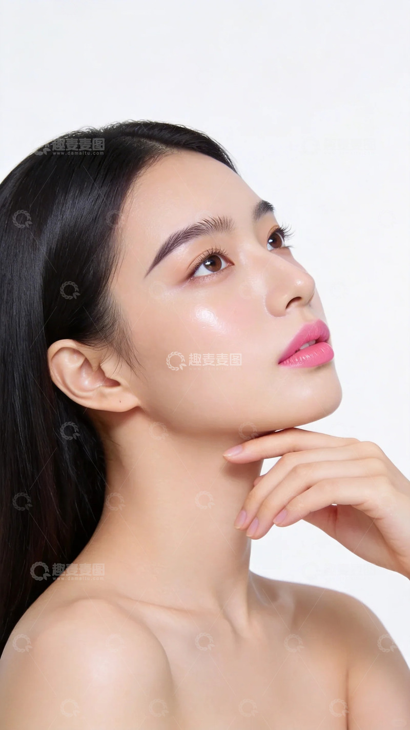 高清大图下载【趣麦麦图】精致妆容女性人像写真