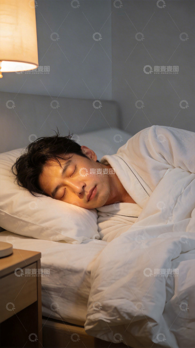 高清大图下载【趣麦麦图】安静睡眠温馨卧室场景