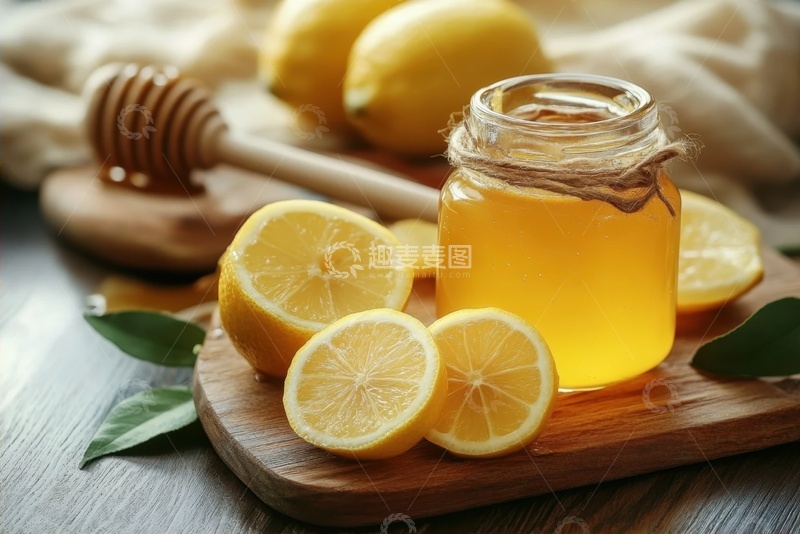 高清大图下载【趣麦麦图】一罐蜂蜜特写摄影
