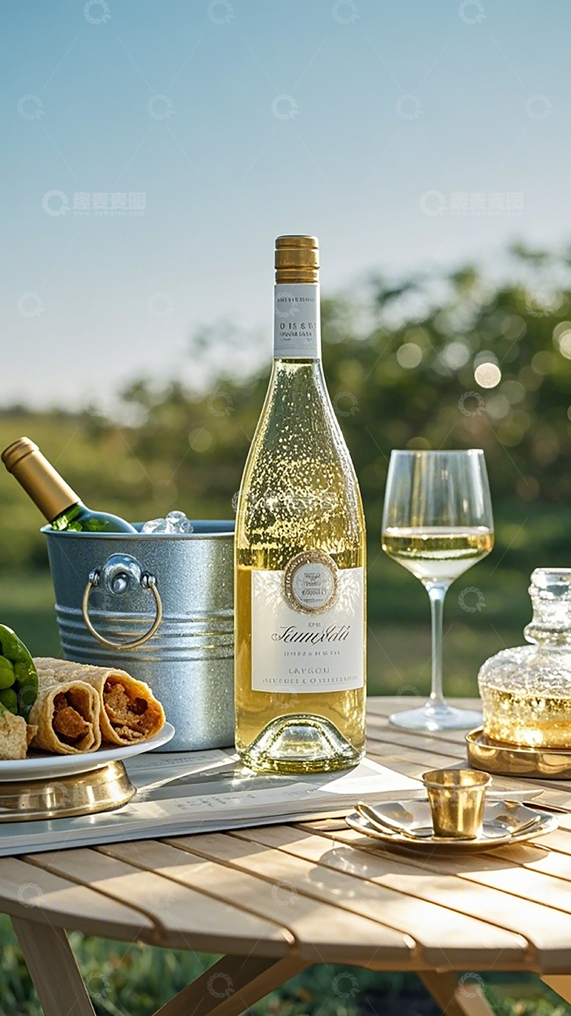 高清大图下载【趣麦麦图】户外野餐美酒美食风光摄影