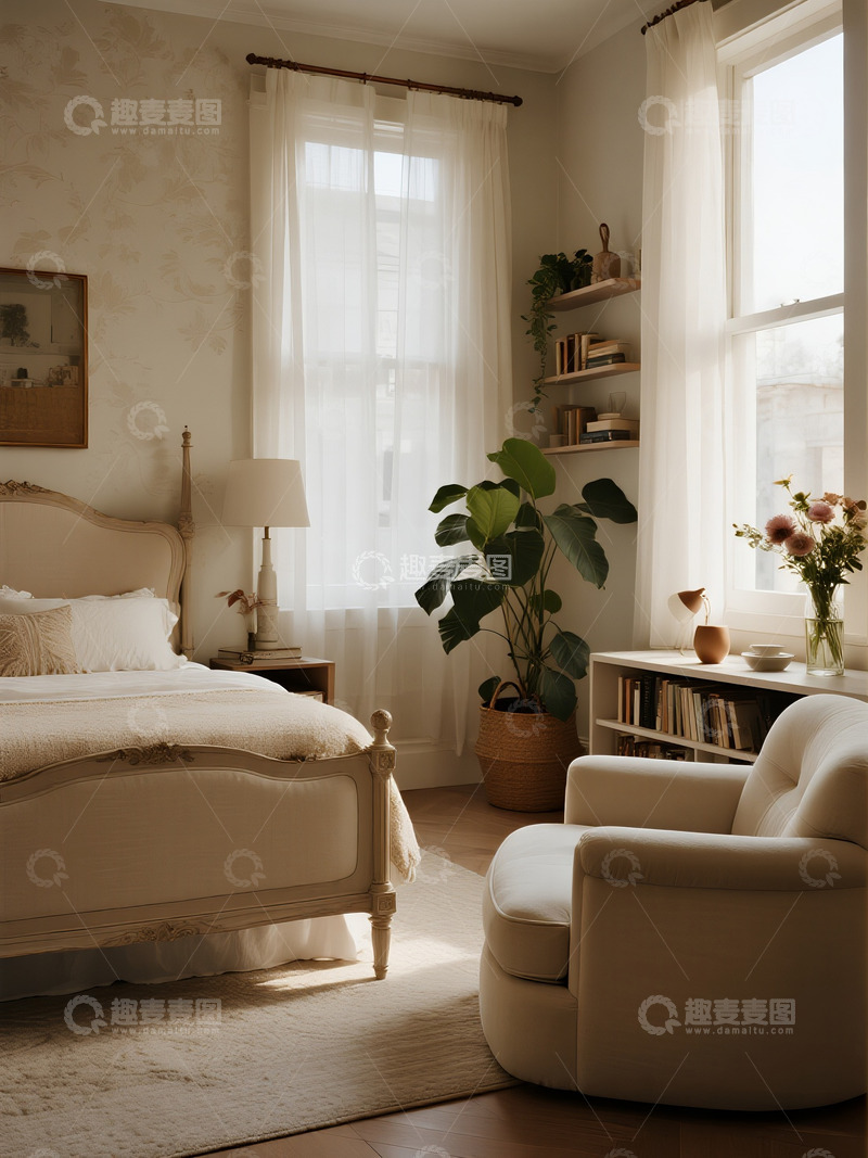 高清大图下载【趣麦麦图】奶油风家居装修4