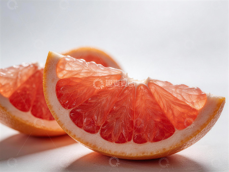 高清大图下载【趣麦麦图】清新柚子切片特写摄影
