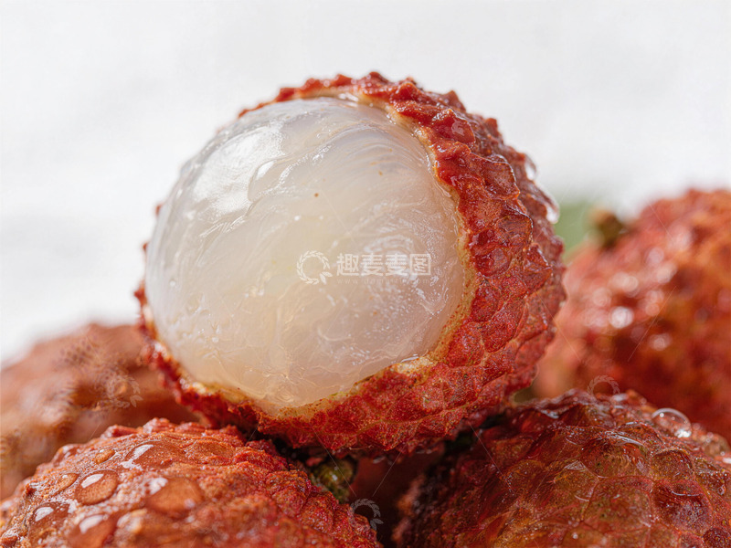 高清大图下载【趣麦麦图】新鲜荔枝特写摄影
