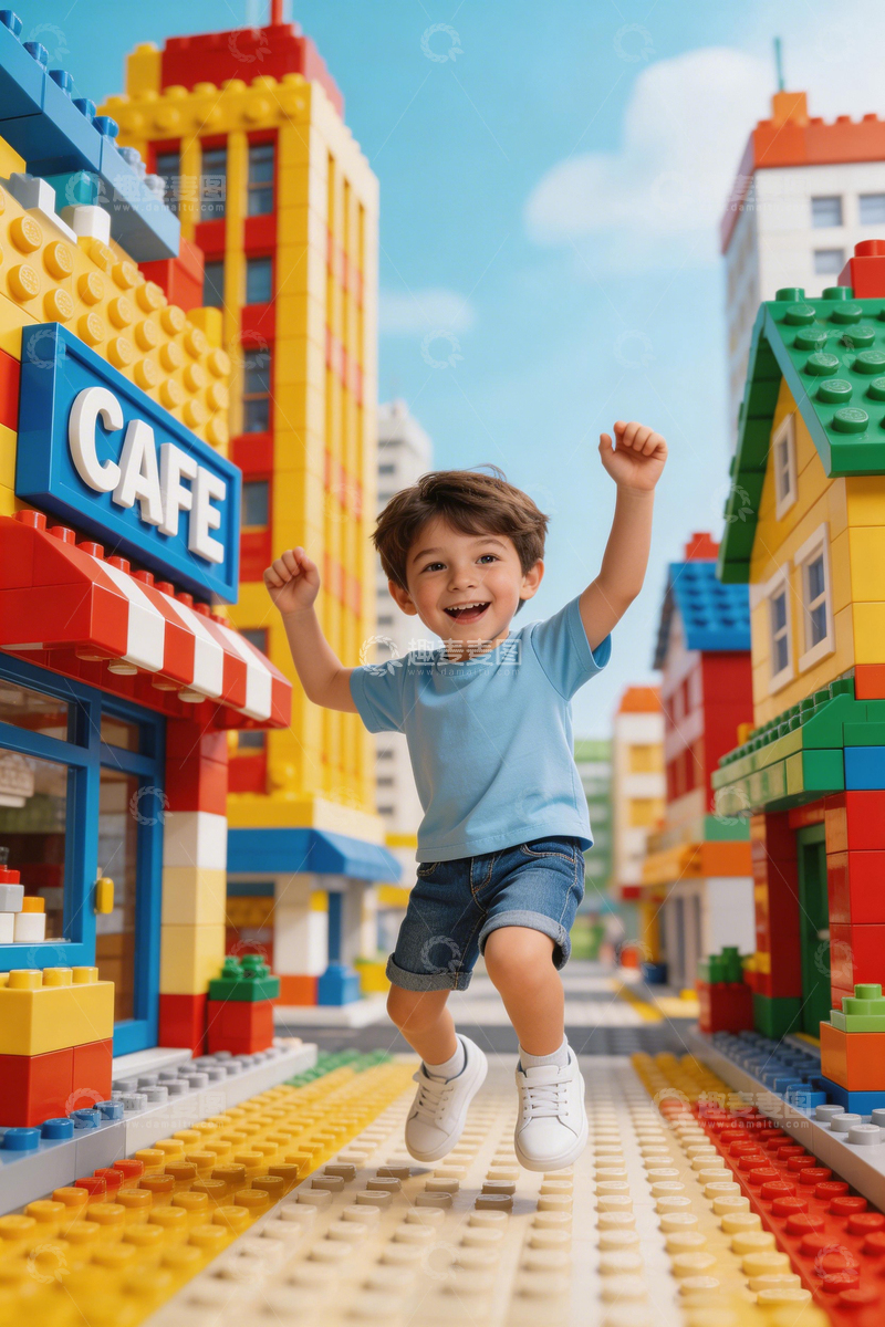 高清大图下载【趣麦麦图】乐高城市欢乐童年积木玩具