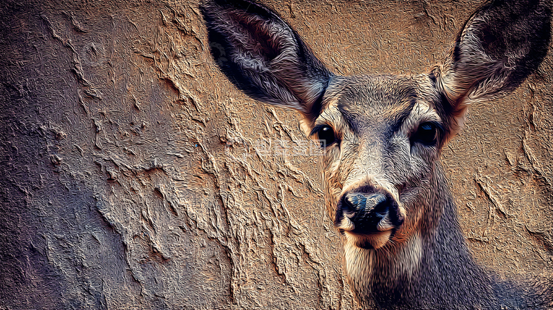 高清大图下载【趣麦麦图】森林深处的灵动之眼