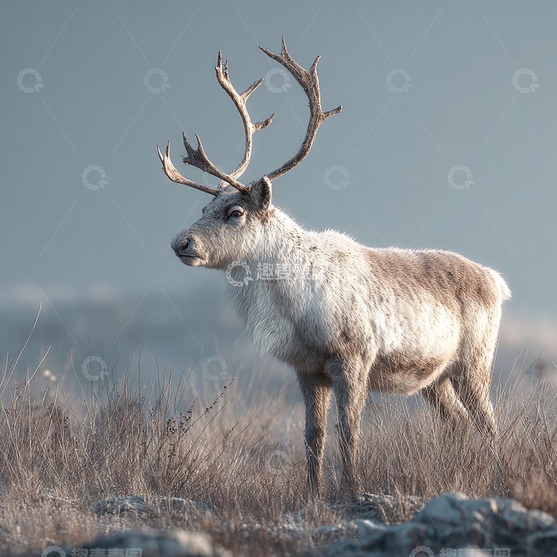 高清大图下载【趣麦麦图】北境神话：雪地中的孤独守望者