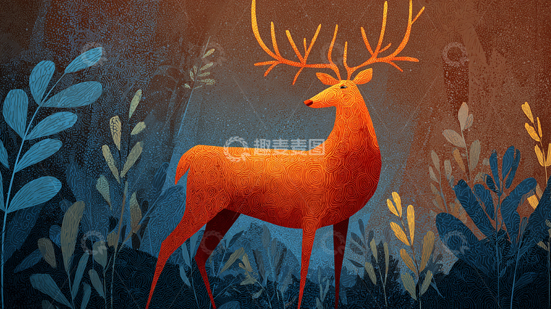 高清大图下载【趣麦麦图】森林深处的奇幻精灵之旅