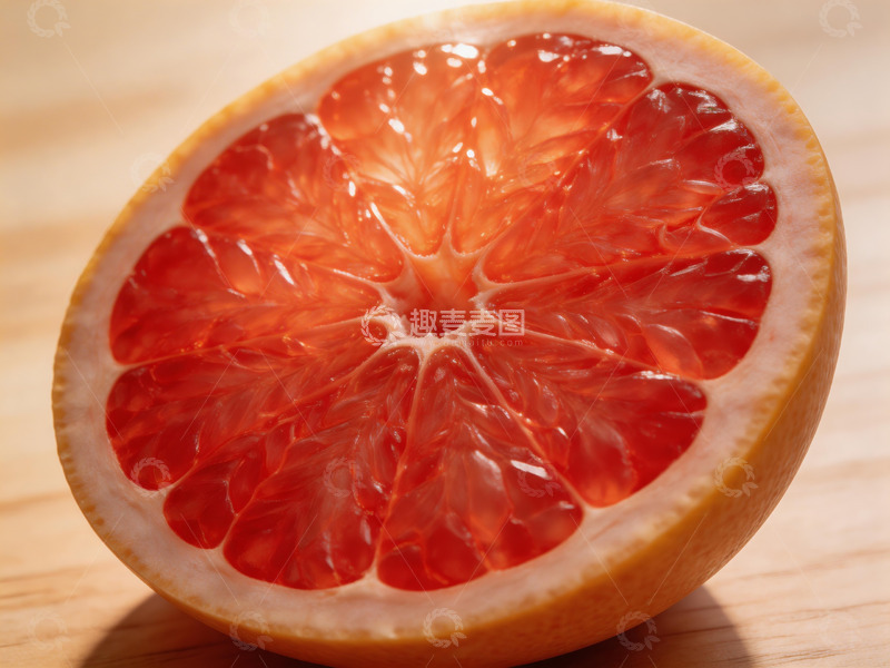 高清大图下载【趣麦麦图】新鲜柚子特写水果摄影